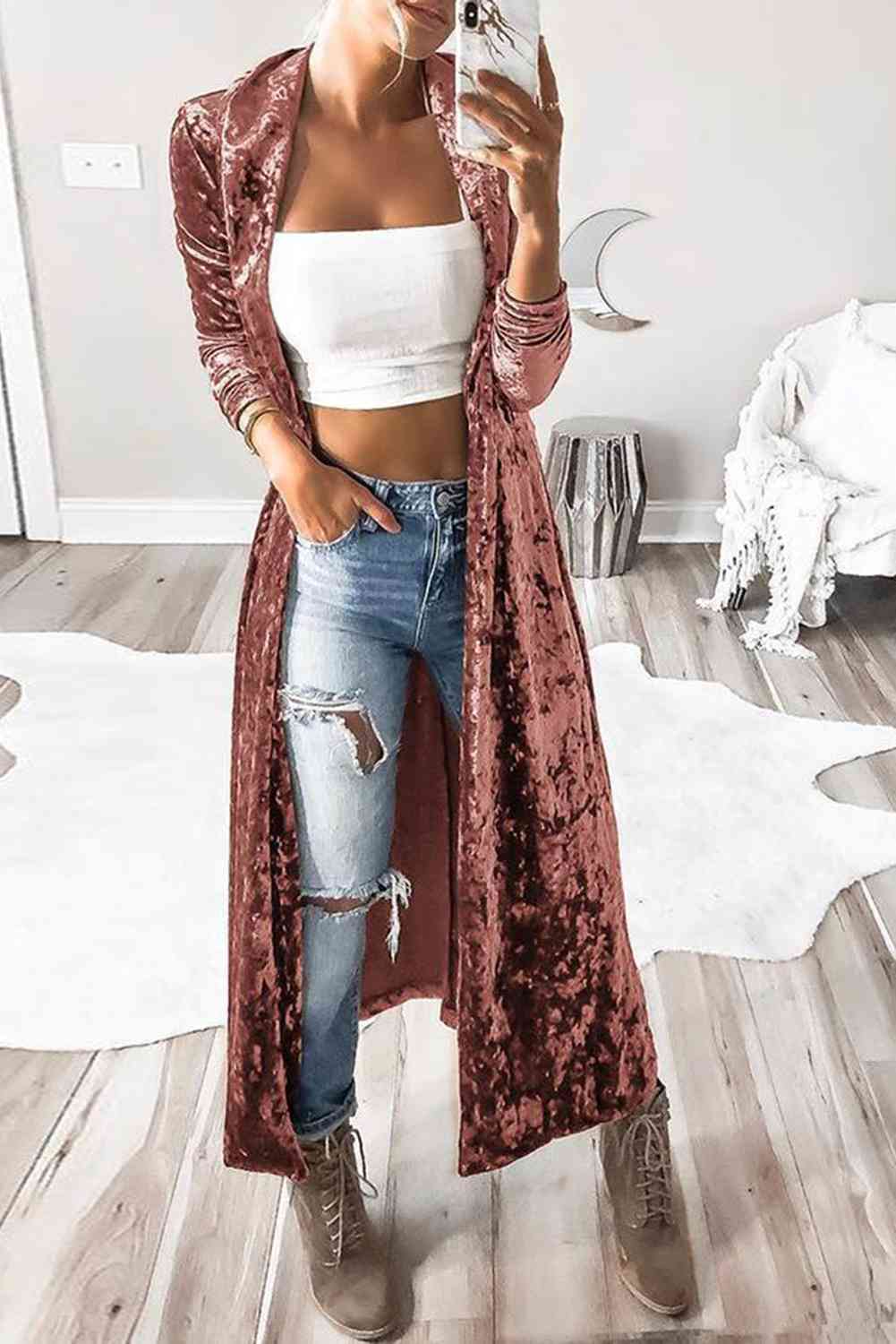 Velvet Cardigan