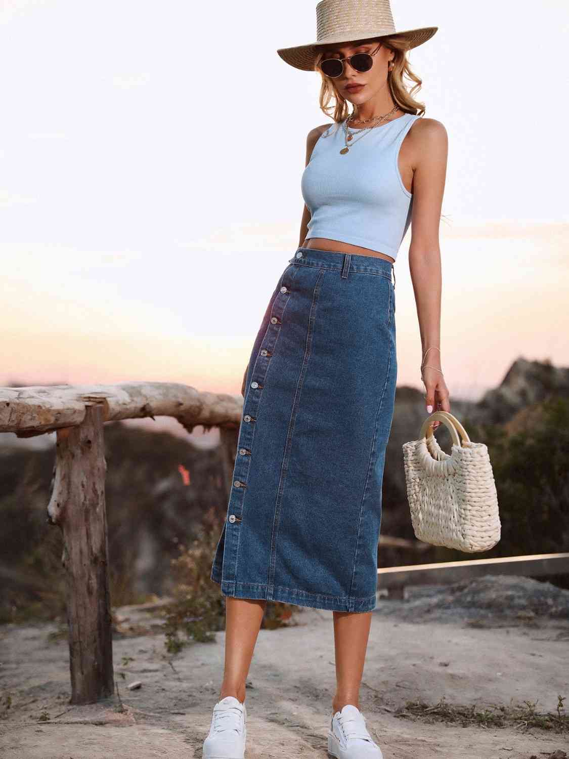 Denim Me Skirt