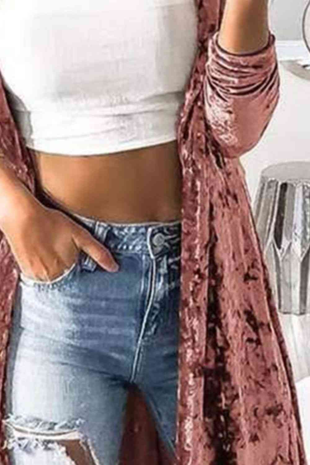 Velvet Cardigan